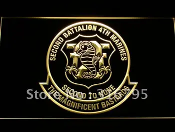 

f119 2nd Battalion 4th Marine Regiment USMC LED Neon Sign