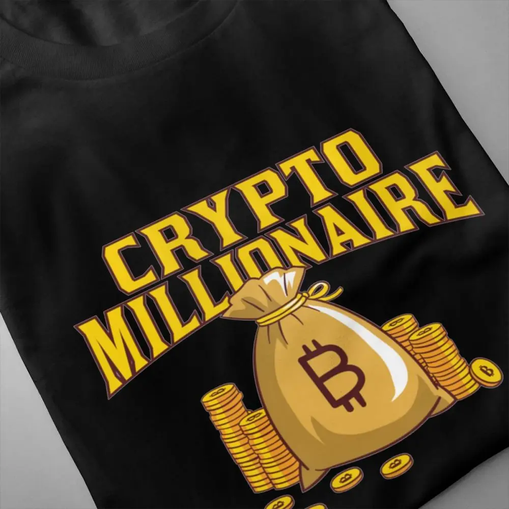 100% Cotton Great Bitcoin T shirt Millionaire Crypto Shirt Cryptocurrency Tee For Man T Shirt Free Shipping Tee 3D Print Tees 100% Cotton Great Bitcoin T shirt Millionaire Crypto Shirt Cryptocurrency Tee For Man T Shirt Free Shipping Tee 3D Print Tees