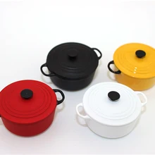 Миниатюрный Кукольный дом мини жизни сцена аксессуары кухонная утварь суп горшок