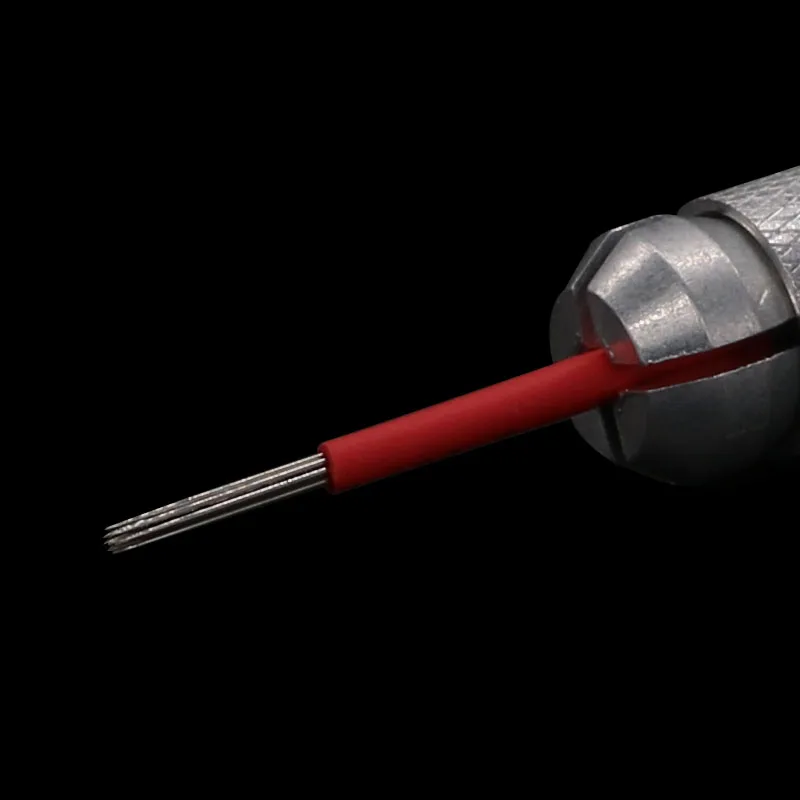 500 шт. 17R иглы для ручной ручка полу Перманентный макияж туман Ручка microblading бровей
