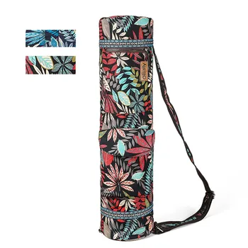 Printed Yoga Mat Bag Gym Mat Case For Momen Men Pilates Fintess Exercise Pad Easy