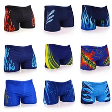 Sungas moda praia, calção de banho masculino estampado, cuecas de banho, boxer, praia