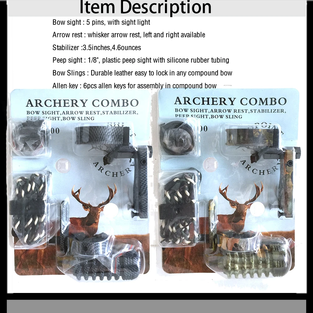 Tiro com Arco Caça Vista Arco Estilhas Resto Seta Estabilizador Peep Composto Kit Acessórios Conjunto 5pin 9 Cheap Arco e flecha