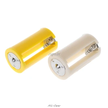 

4PCS 3 AA To D Size Battery Holder Converter Adapter Switcher Plastic Case Box