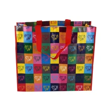 Индивидуальная Акционная сумка с полноцветным PP матовым ламинированием