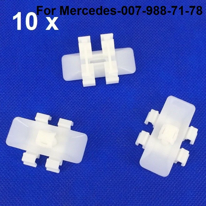 10x For Mercedes Benz Front And Rear Door Moulding Trim Clips 007 988 71 78in Auto Fastener