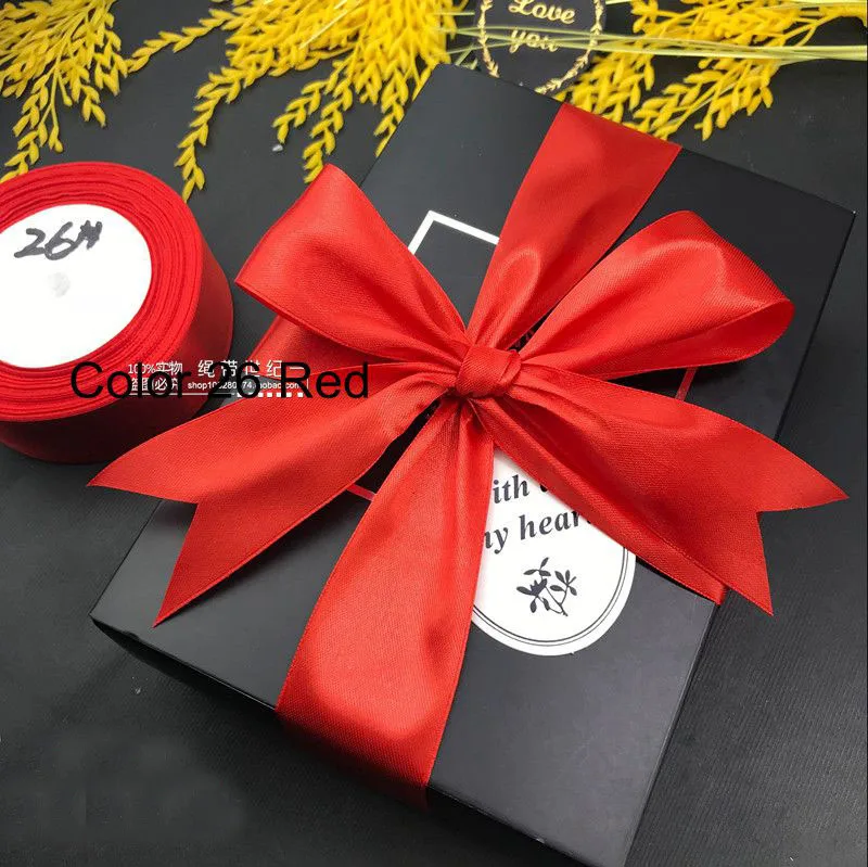 

Red Silk Satin Ribbons 3mm 6mm 10mm 15mm 20mm 25mm 40mm 50mm Christmas Halloween Baby Shower Birthday Party Wedding Decoration