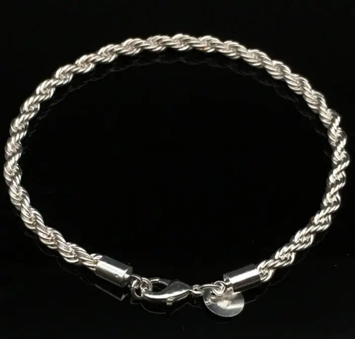 

S925 silver string bender silver bracelet fashion wild silver jewelry BE013