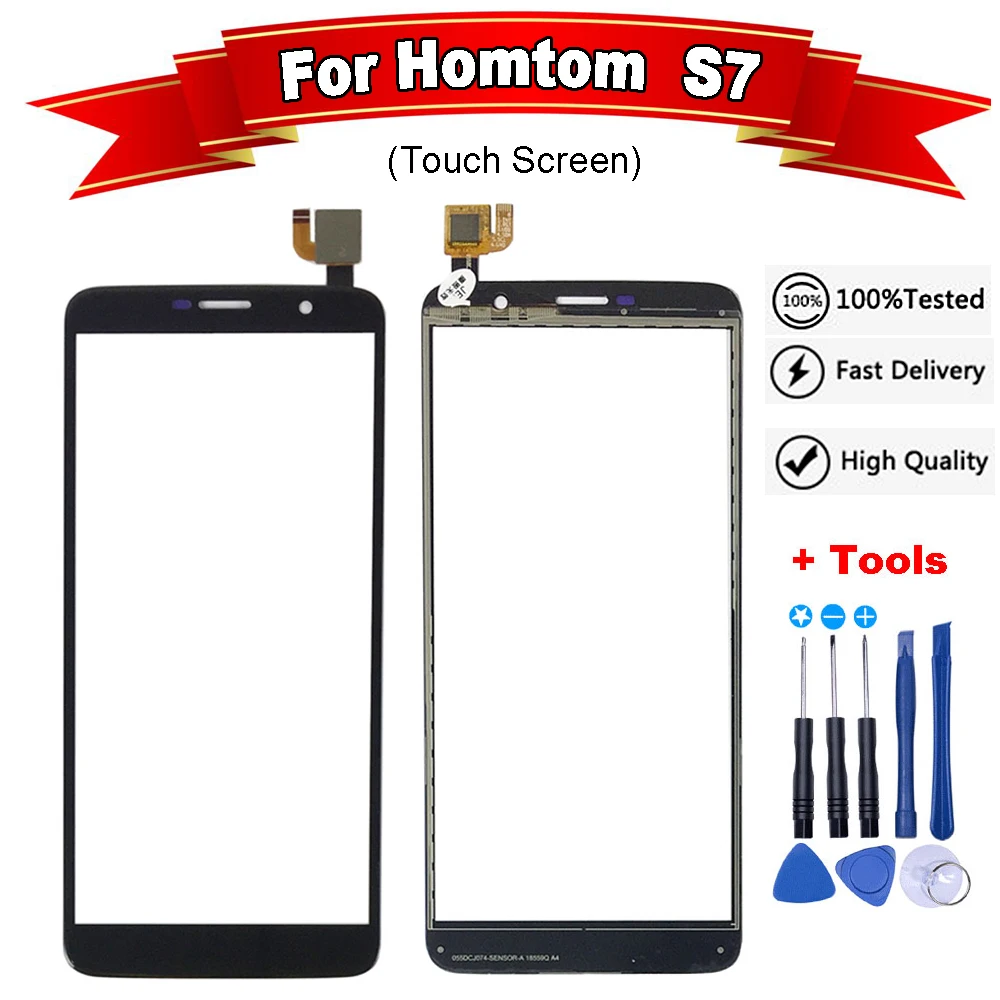 5 дюймовый сенсорный экран для HOMTOM S7 высококачественный сенсорная панель