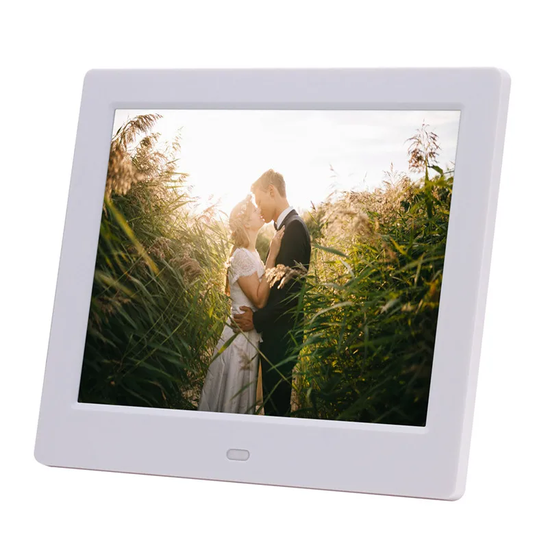 

Tycipy 8 Inch Digital Photo Frame HD 1024*748 LED Electronic Album Picture Music Video Display Playback SD U-disk USB US UK Plug