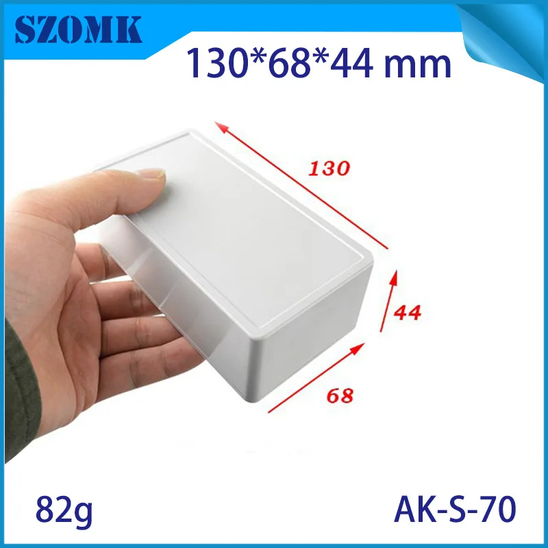 

4 pcs, 130*68*44mm new product plastic housing project case enclosure electronic circuit box szomk abs connector junction box