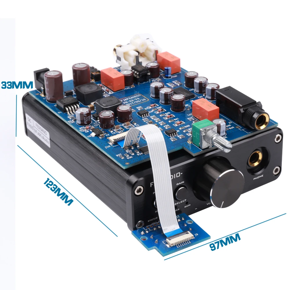 FX-AUDIO PH-A2 Мини HIFI аудио Настольный портативный усилитель для наушников OPA2604AP TPA6120 AMP