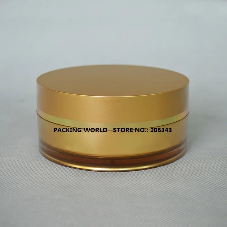 Download 200G acrylic jar matte gold round cream jar for mask cream ...