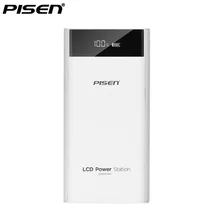 PISEN font b Power b font font b Bank b font 20000mah LCD 18650 External Battery