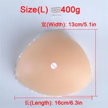 Треугольная мастэктомия силиконовая форма груди C чашка 400 г/шт. портативные весы с крюком тип искусственная грудь силиконовые увеличения груди