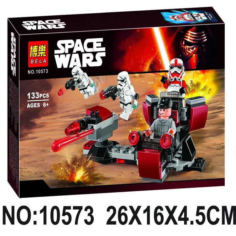 

BELA 10573 Star Wars 7 The Force Awakens Galactic Empire Battli Action Figures Building Blocks Bricks toy Compatible lepin