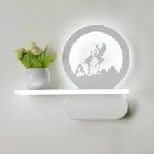 Minimalist Modern Led Wall Lamp Bedroom Wall Light Aisle Circular Acrylic Appliques Luminaires Murales Lights For Bathroom black round modern led wall lights for home children bedroom led beside lamp wall sconces appliques murales aplik lamba