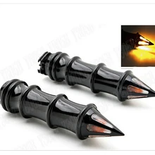 Поворотники " с фокусным расстоянием 25 мм рукоятки для Honda Shadow Spirit Sabre Aero ACE Стид VLX 400 600 1100 DLX VTX1300 1800