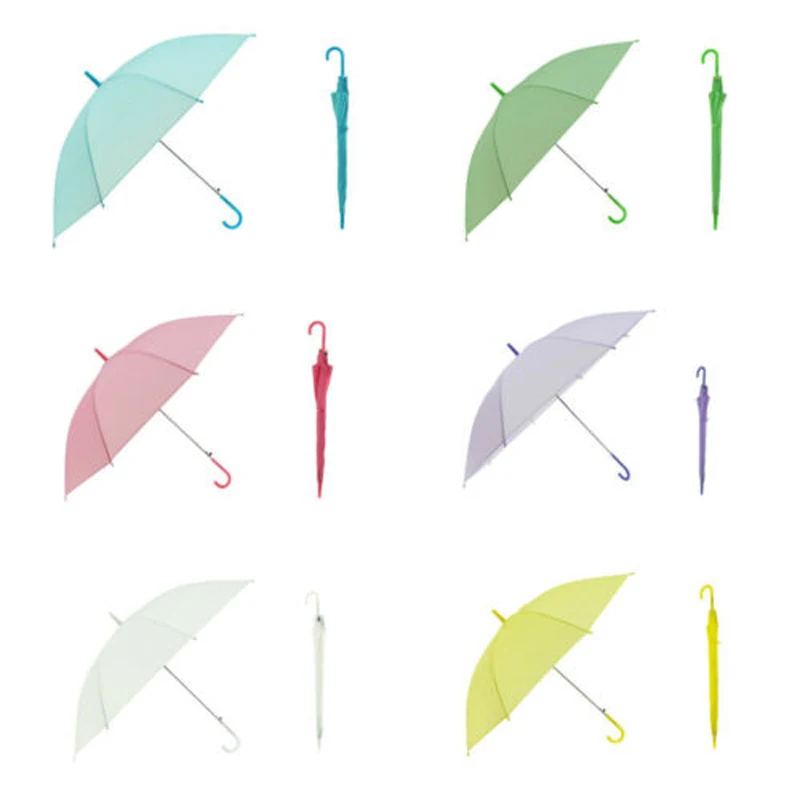 

Clear Transparent Rain Umbrella Parasol Dome for Wedding Party Favor Colorful