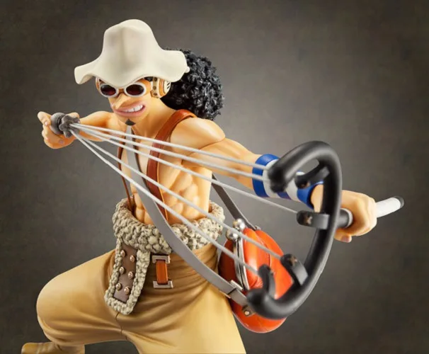 

23cm ONE PIECE Usopp onepiece Brinquedos Meninos PVC Model Toys Dolls Anime Cartoon xmas gift free shipping Electronic Pets boys