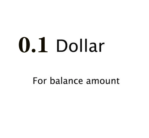

special link for balance amount