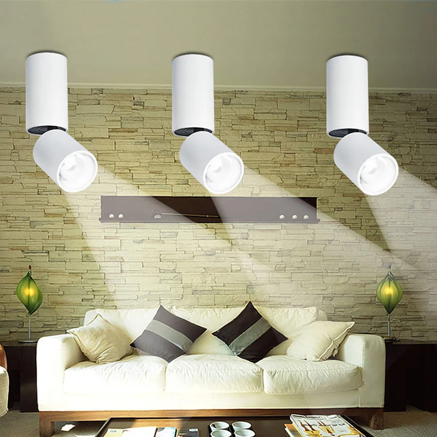 

Thrisdar 360 Rotatable Surface Mounted LED Downlights 5W 7W 10W Dining Room Bedroom Clothing Store LED Ceiling Spotlight