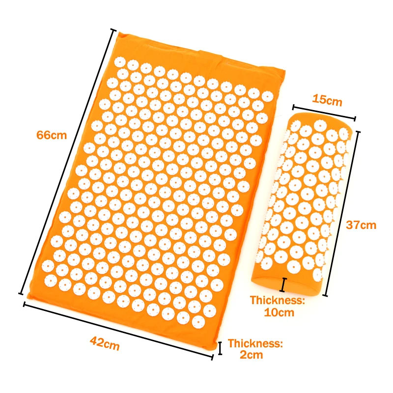 Массажная подушка и подушка Шакти коврик Массажная подушка для иглоукалывания эффективное облегчение боли в спине шеи боли массажный коврик массажер спины