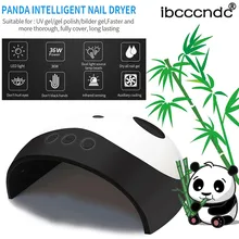 1 шт. Номинальный Вход 100-240 В машина для лечения УФ-геля USB панда 36 Вт PC& ABS светодиодный УФ-гель для ногтей отверждающая лампа сушилка Инструменты для дизайна ногтей