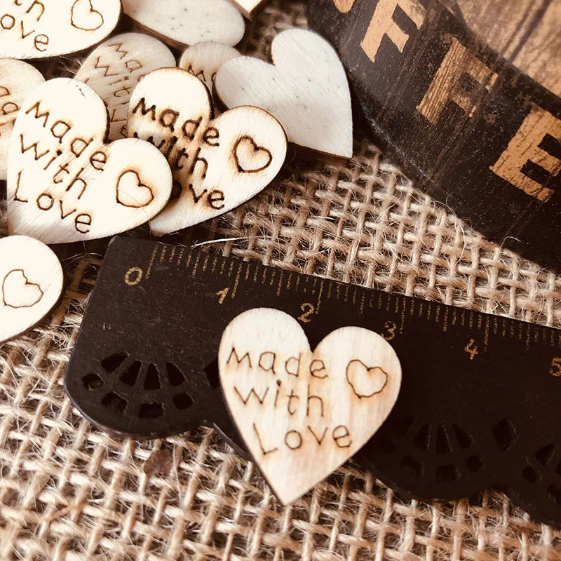 small wood heart made with love 2cm (4)