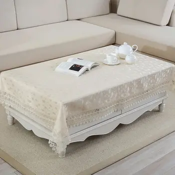 

Europe luxury embroidered tablecloth table dining table cover table cloth Lace coffee table cloth tablecloth cushion set