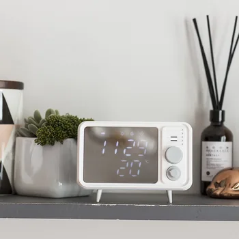 

LED Alarm Clock Digital Table Clock With Recording Function Wake Up Light Electronic Display Home Decoration Silent Clock Z724