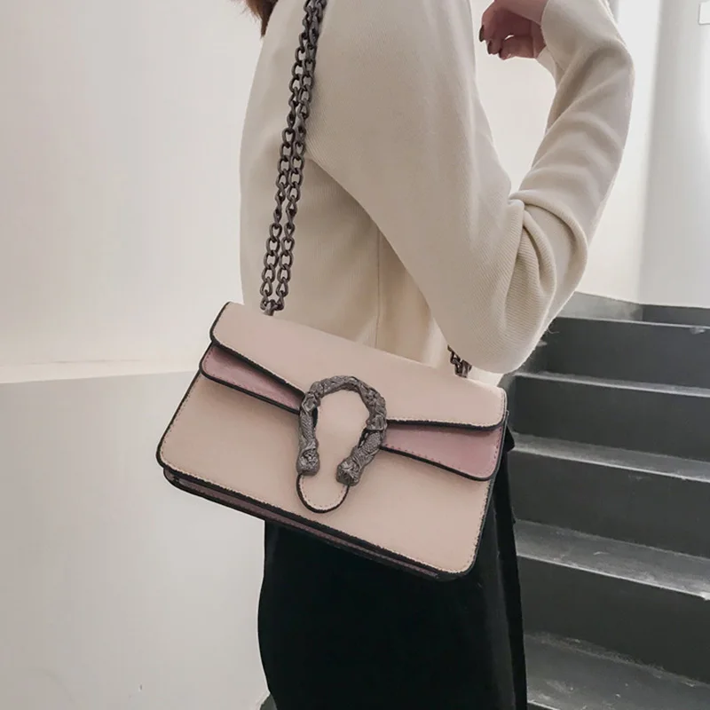 Women Fashion Design Chains Shoulder Bag Luxury Leather Female Exuqisite Handbag Holiday Crossbody Lady Casual Flap Bolsa SS3497 (21)