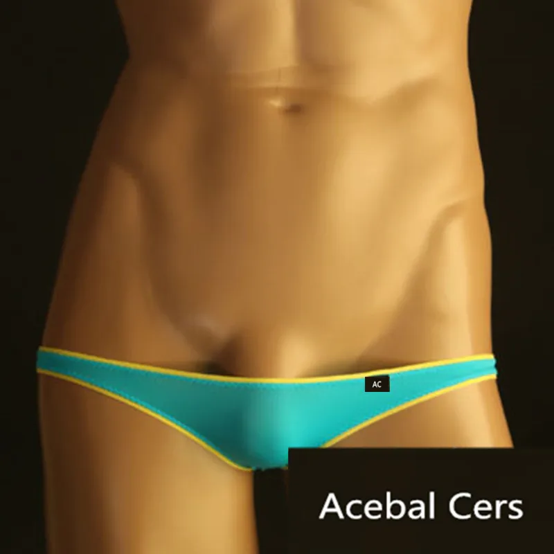 

Acebal Cers Bikini 2017 Men's Underwear Men's Short Fashion g-strings Men's Low Waist Underwear Men's Thongs And G Strings