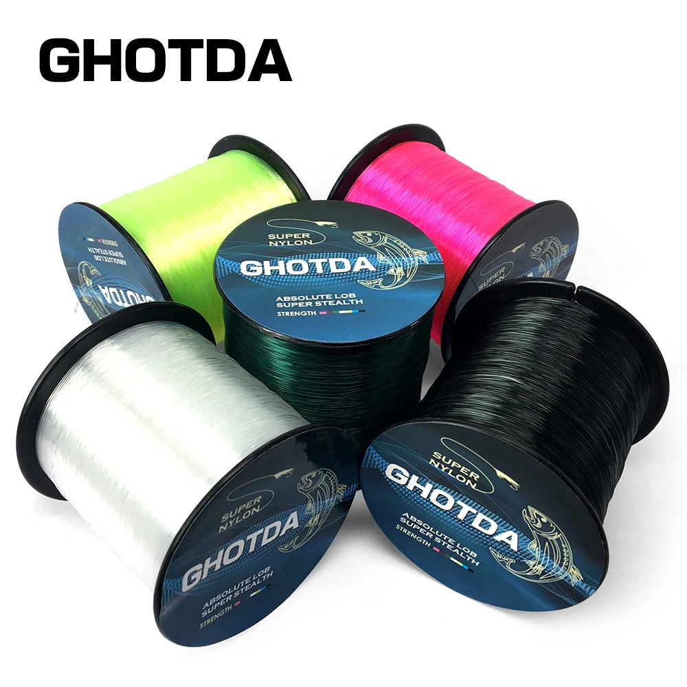 

GHOTDA Nylon Fishing Line 1000m Extreme Strong for carp fishing Monofilament Linha 4-28lb