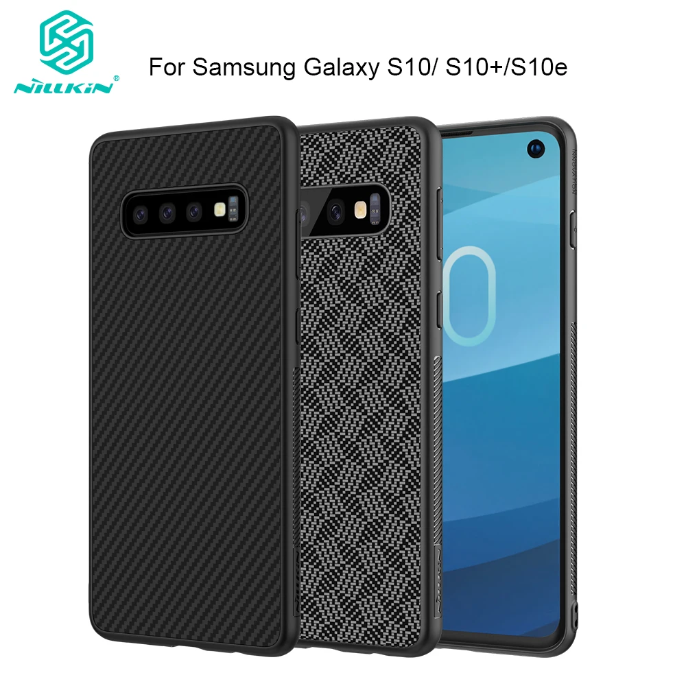 

Nillkin Case For Samsung Galaxy S10 / S10+ / S10e for S10+ S10e S10 Case Synthetic Fiber PC Cover Lightweight 6.1" 6.4" 5.8"