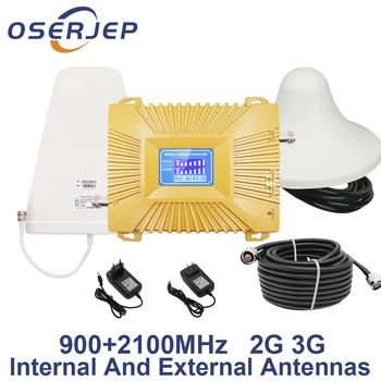 

LCD Display GSM 900 4G 1800 mhz Dual Band Repeater GSM 4G LTE Phone Amplifier Cellular Mobile Booster +LPDA /Ceiling Antenna