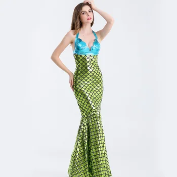 

Sexy Mermaid Cosplay Costume Women Stage Performance Costume Mermaid Halloween Costume Party Uniform Free Shipping