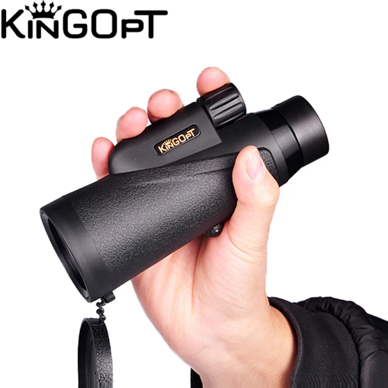  KINGOPT waterproof 8x42 wide angle night vision smartphone HD monocular Telescope with tripod for h