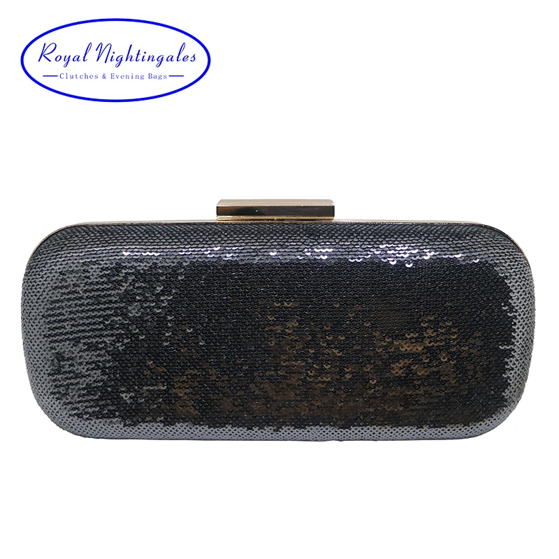 blue sequin bag