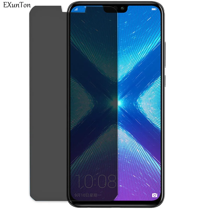 

EXUNTON Anti Spy Privacy Tempered Glass For Huawei Honor 8X 7X 6X Max Honor8X Max Honor7X Honor6X 2.5D Screen Protector 9H Film