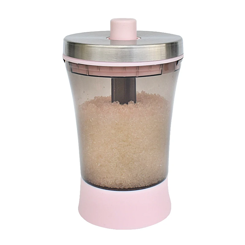 

Intelligent Salt Control Spice Box Visible Pink Pepper Herb Sugar Salt Seasoning Powder Storage Bottle Kitchen Cooking Tool
