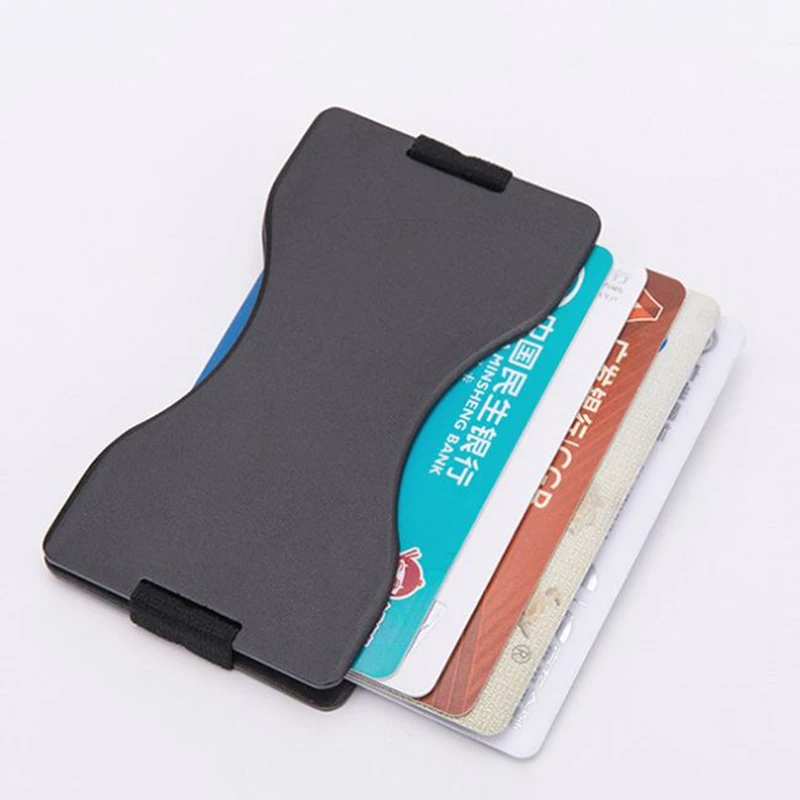 Fashion Aluminum RFID Slim Card Holders Top Quality Metal Business ID