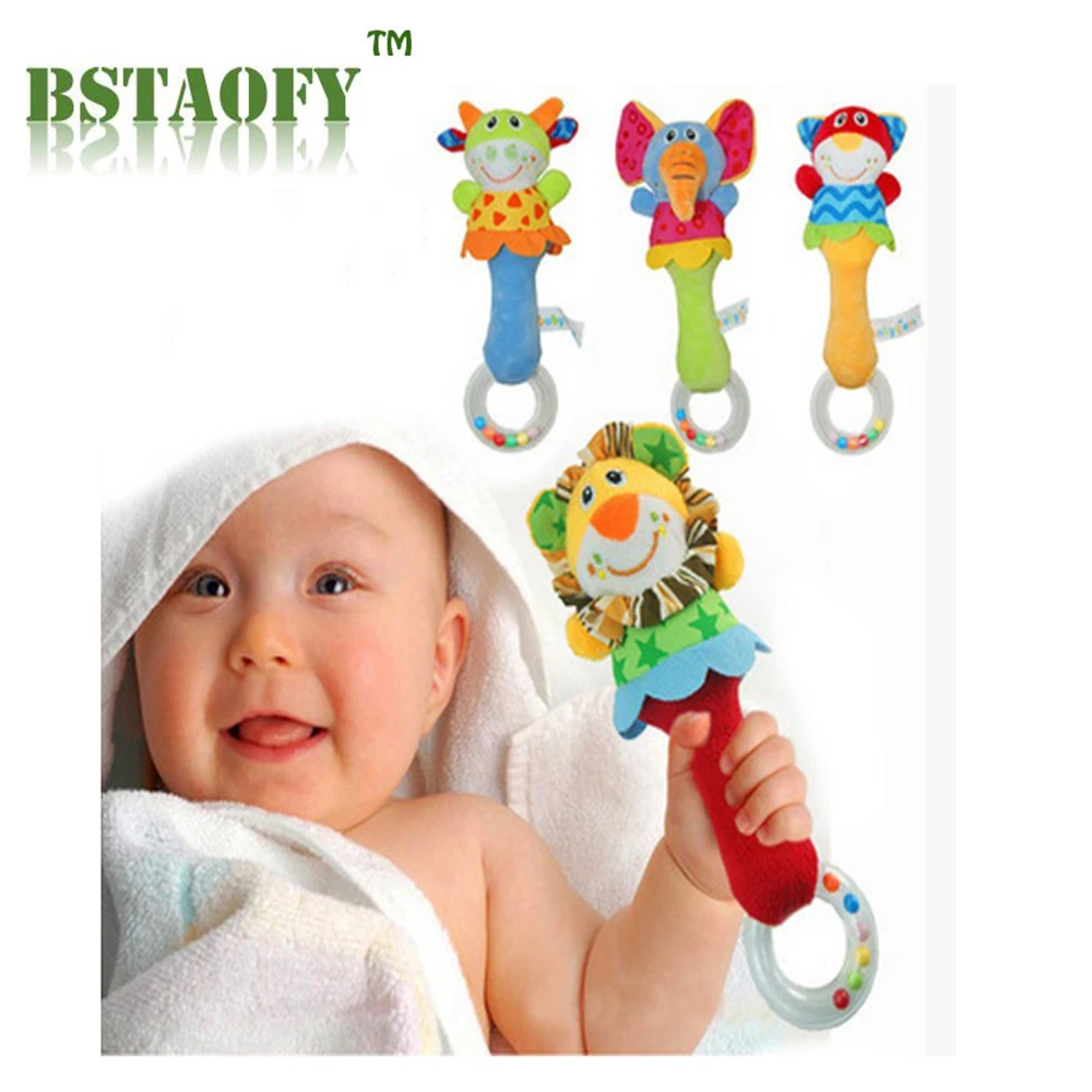 BSTAOFY Dropshipping Developmental Soft Stuffed Animal Doll Infant Baby