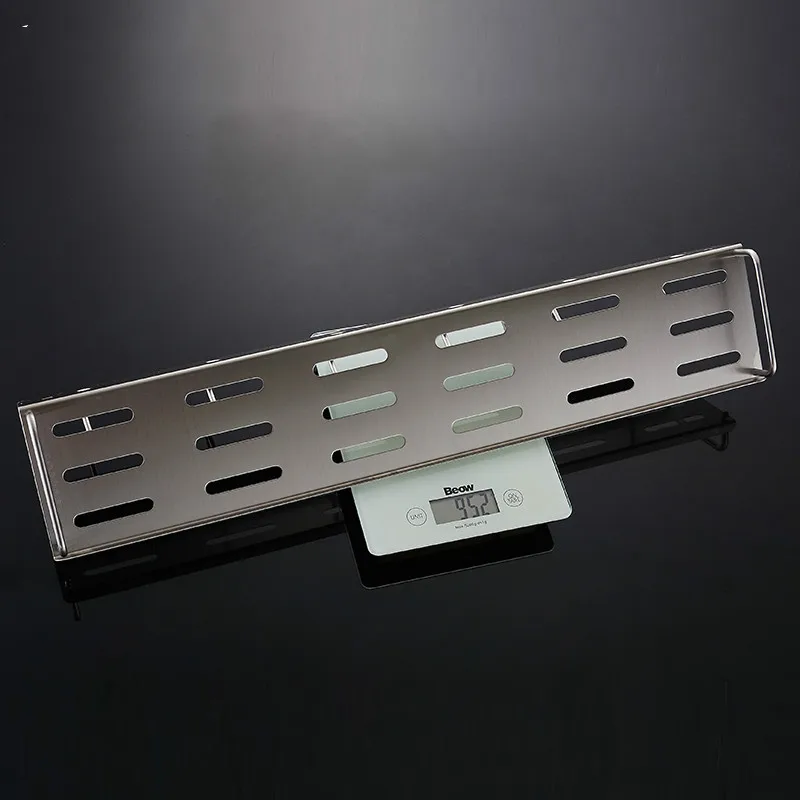  304 stainless steel wire drawing kitchen and toilet rack kitchen hardware pendant hook rack wall ha - 32869834104