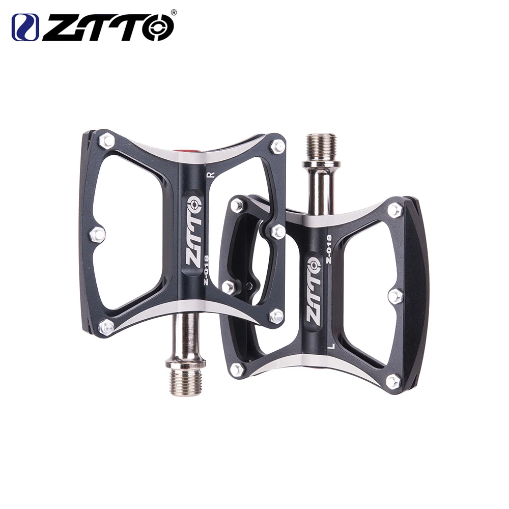 ZTTO MTB Bike Ultralight Pedal Cycling 6 Sealed Bearings CNC Non-slip Bicycle Pedals Flat Platform Antiskid Riding Pedal