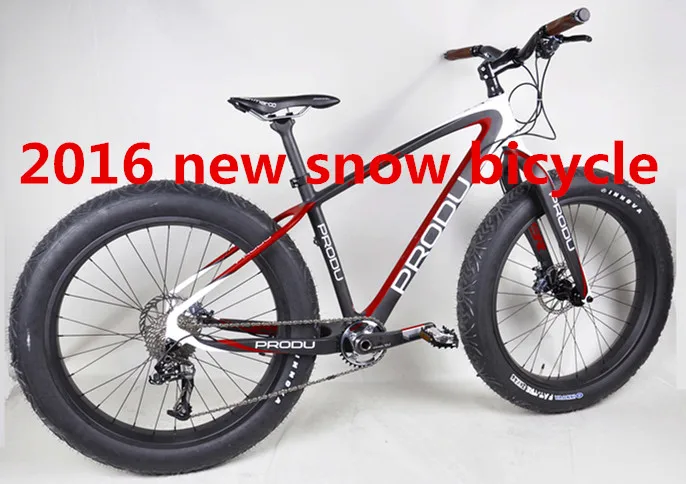 Clearance popular design PRODU logos 26er fat bikes complete snow bicycles with groupset, wheels and all bicycle parts 1