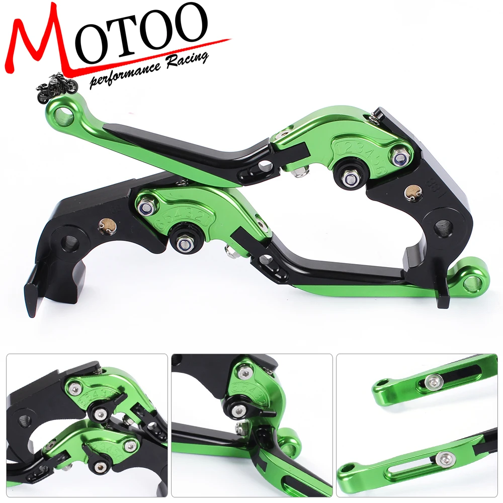 

F-88/H-88 Adjustable CNC 3D Extendable Folding Brake Clutch Levers For KAWASAKI ZX1400 / ZX14R / ZZR1400 06-17 GTR1400 07-17