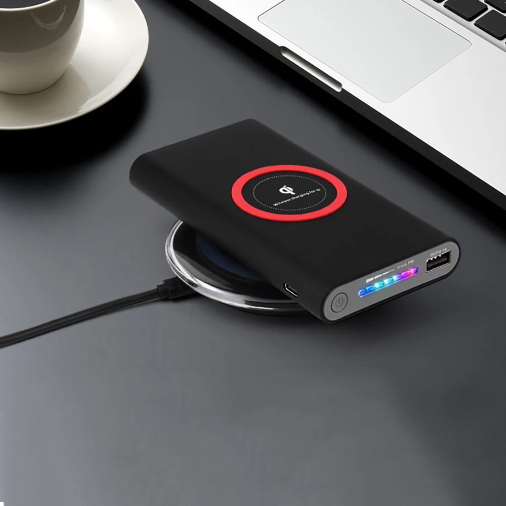 Aliexpress.com : Buy 2018 Qi Wireless Charger 10000mAh