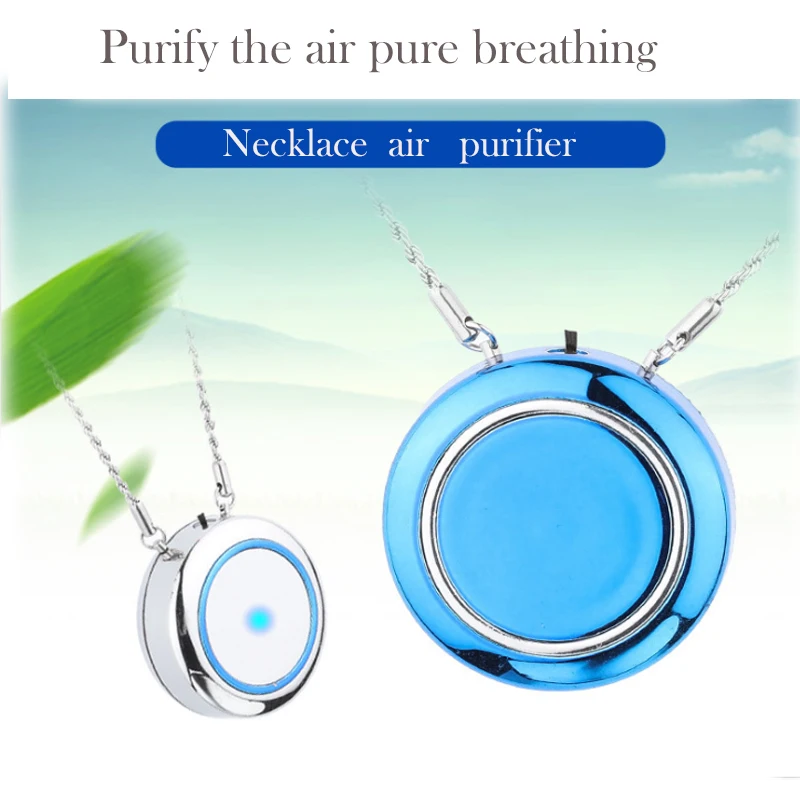 Newest USB portable personal Air Purifier wearable necklace negative