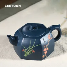 360 мл Аутентичные Исин Чай горшок освоить все ручной работы хорошо Колонка горшок jing LAN Китайский Фиолетовый глины Чай комплект Чай чайник Zisha Чай горшок